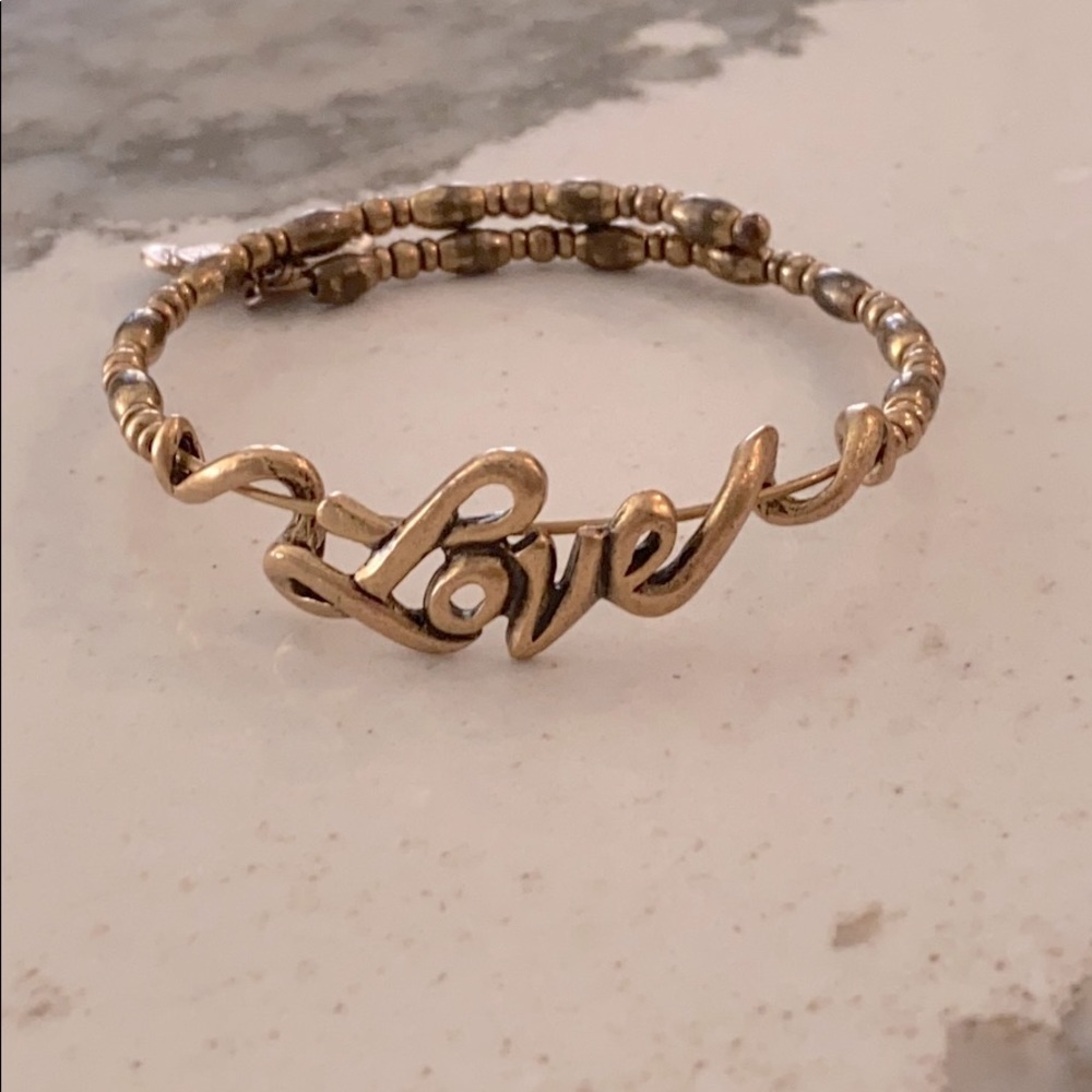 Alex and Ani Love Wrap Bracelet